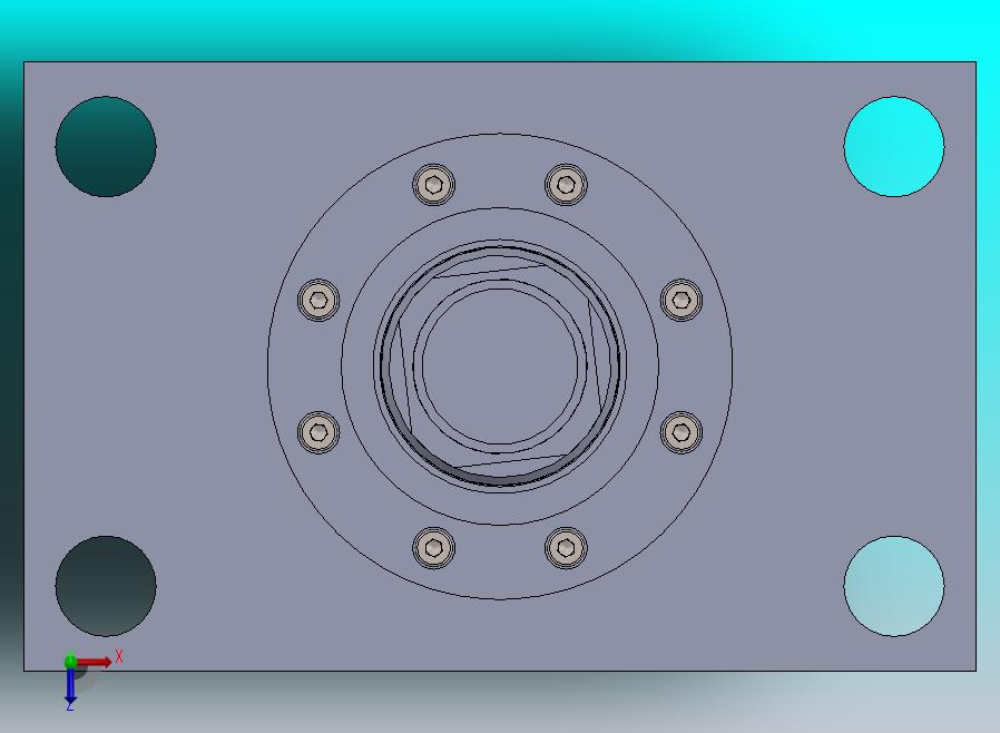 横拉杆液压缸（带前安装）（力士乐-CDT3ME5-80-45-70F11）80x45x70.8 mm