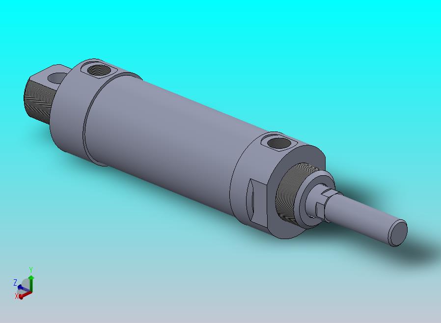 圆形气缸40x16x60毫米 (1)