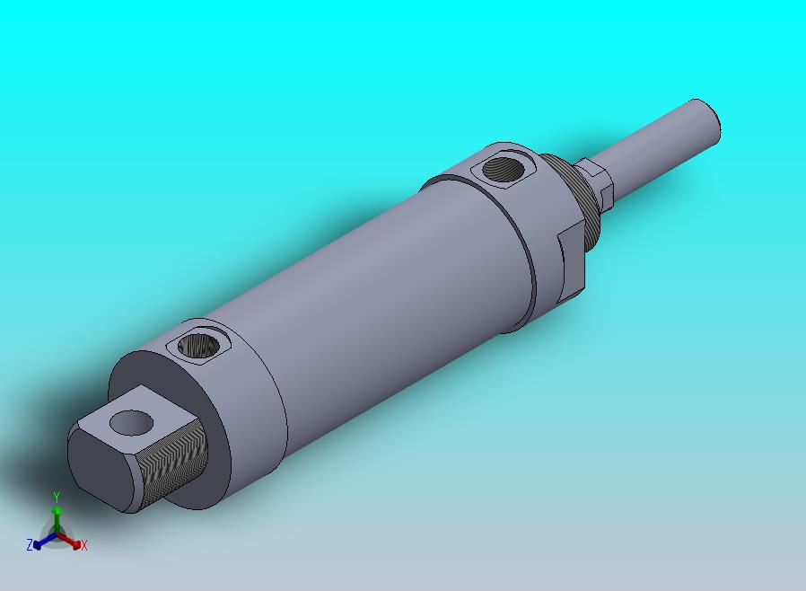 圆形气缸40x16x60毫米 (1)