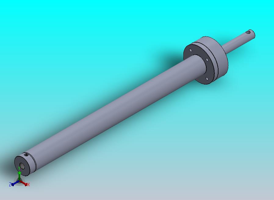 焊接型液压缸（带前端安装法兰） 80x45x1000 mm