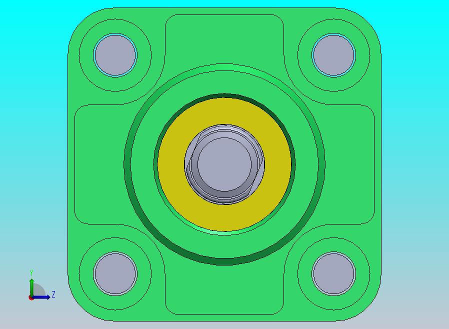 拉杆气动气缸（带双杆 - 双作用）32x12x180毫米