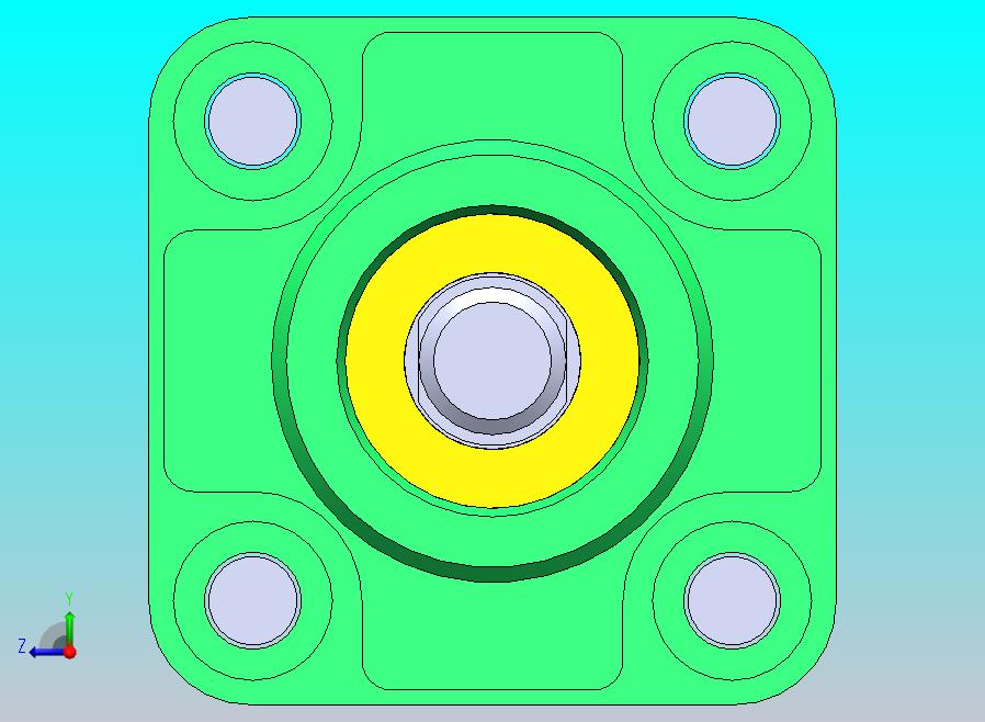 拉杆气动气缸（带双杆 - 双作用）32x12x180毫米