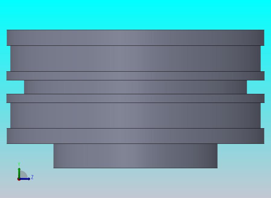 液压缸活塞（直径=150毫米，长度=80毫米）