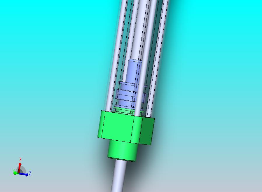 拉杆气动气缸32x12x100毫米