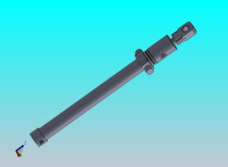 焊接型液压缸（带固定支柱） 100x60x1200 mm