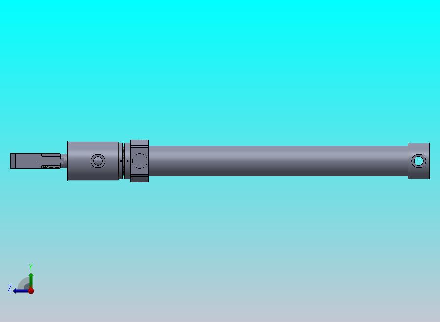 焊接型液压缸（带固定支柱） 100x60x1200 mm