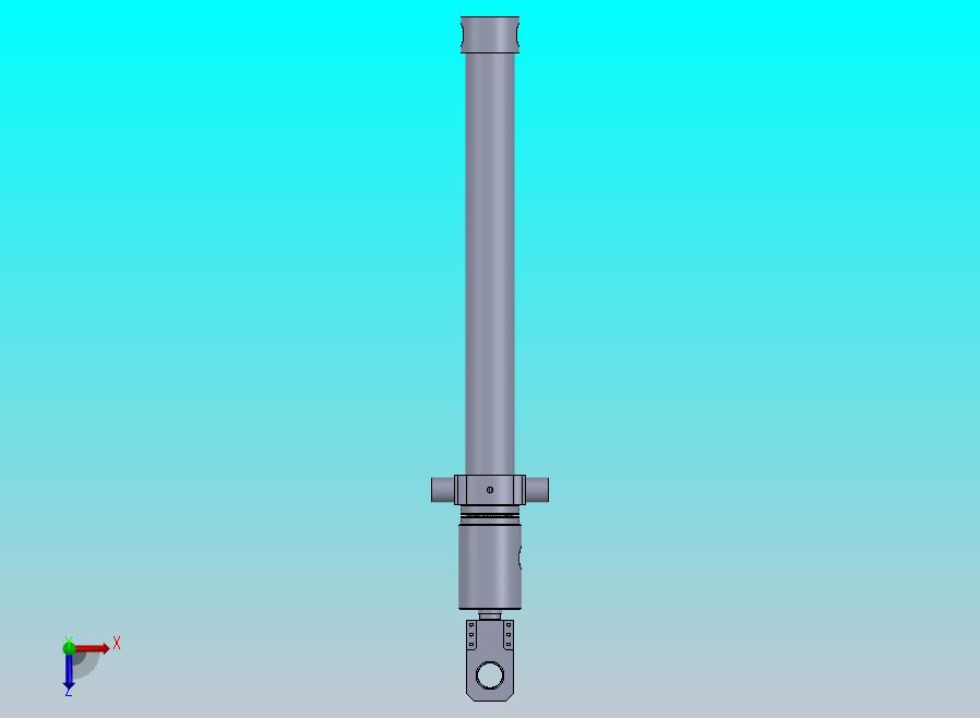 焊接型液压缸（带固定支柱） 100x60x1200 mm