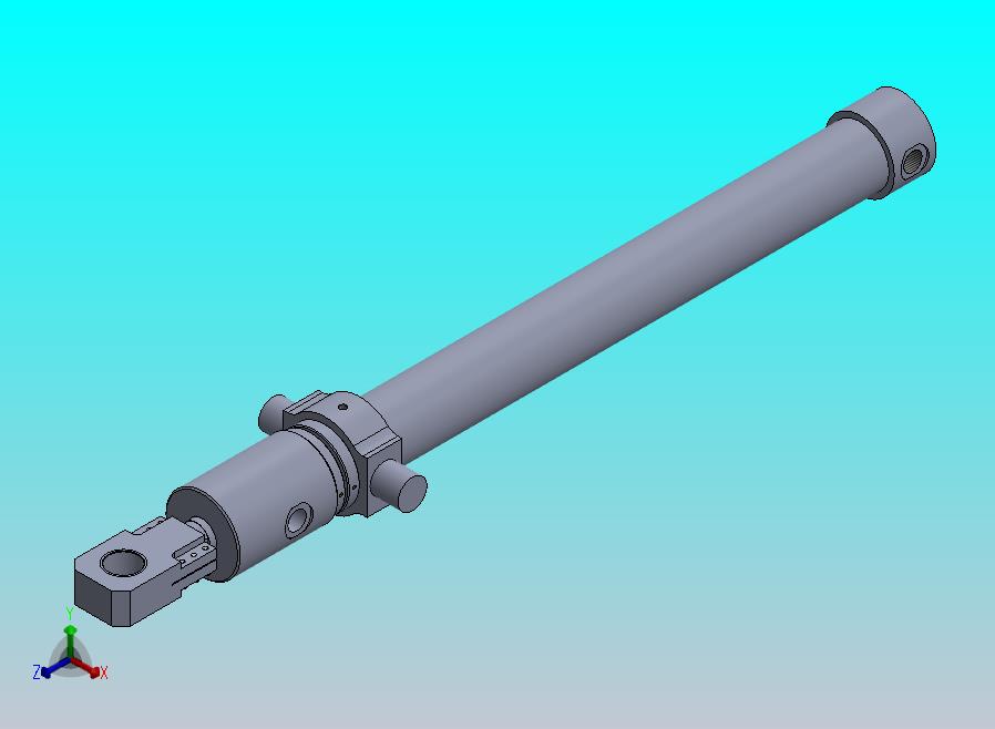 焊接型液压缸（带固定支柱） 100x60x1200 mm