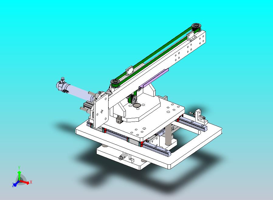 齿轮齿条的翻转移栽机构