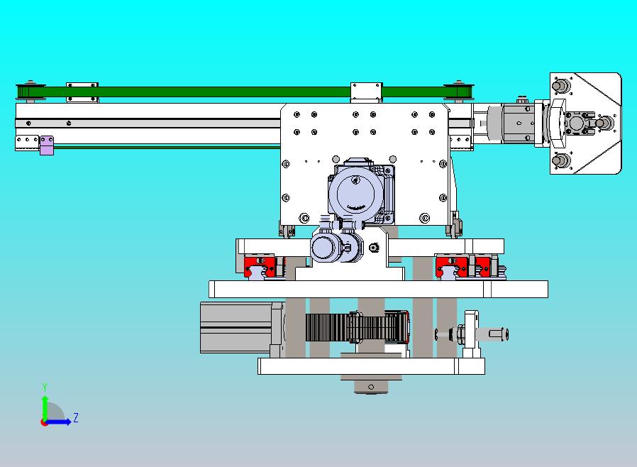 齿轮齿条的翻转移栽机构