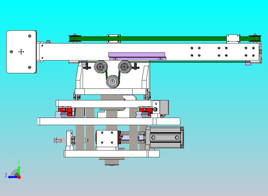 齿轮齿条的翻转移栽机构