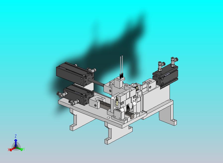 齿轮齿条的翻转机构