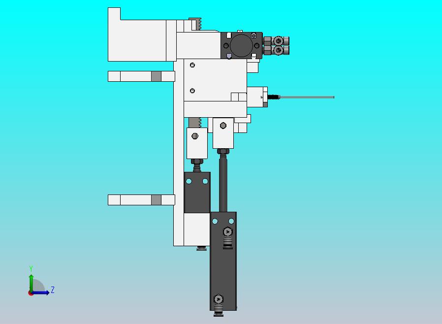 齿轮齿条的翻转机构