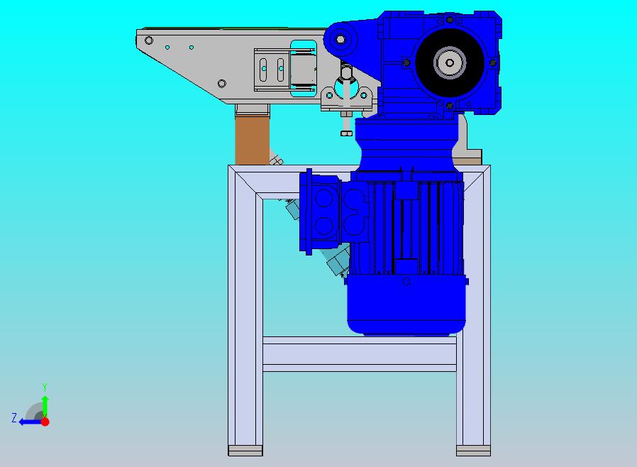 气缸的翻转皮带输送机