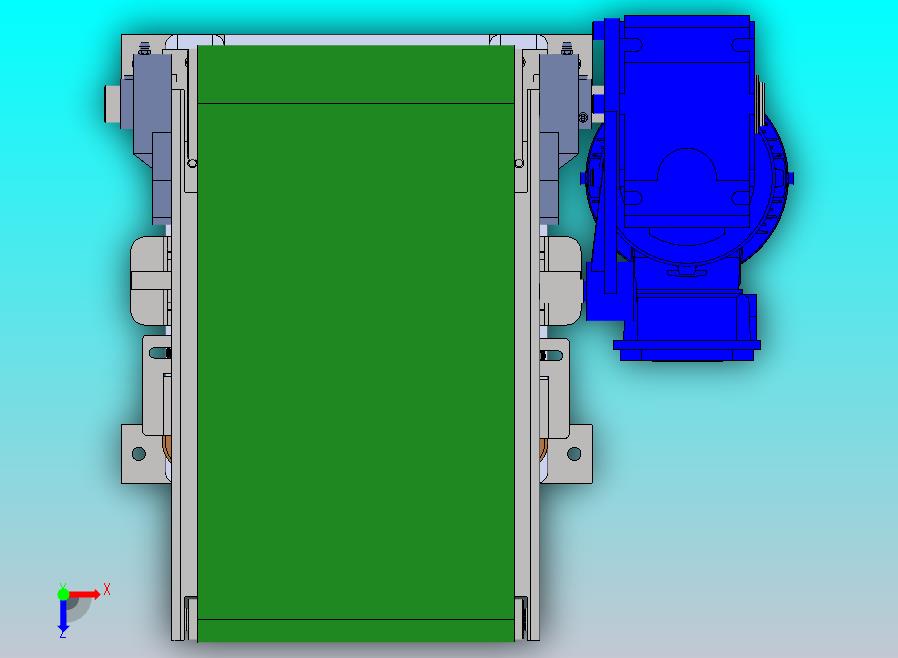 气缸的翻转皮带输送机