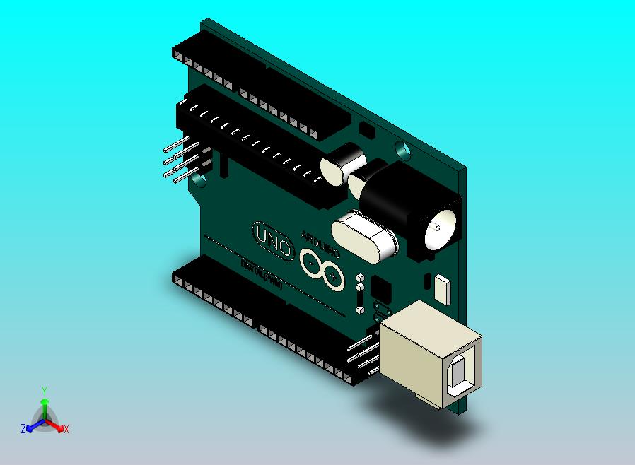 线路板3D参数建模图档