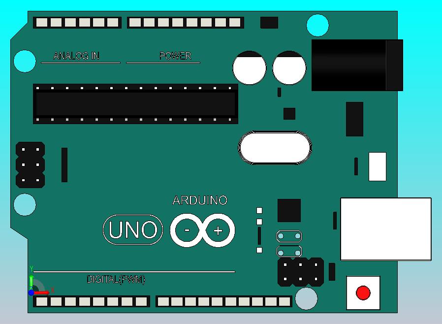 线路板3D参数建模图档