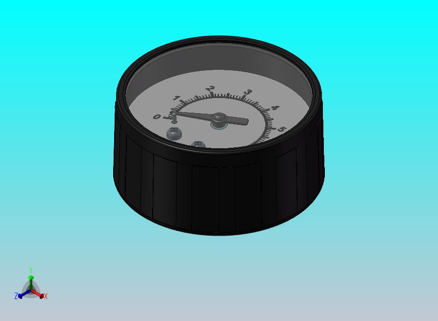 7公斤压力表结构详图