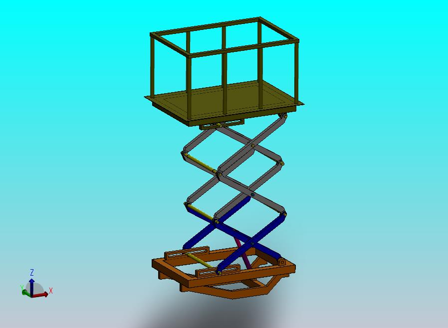 多级剪刀液压升降平台