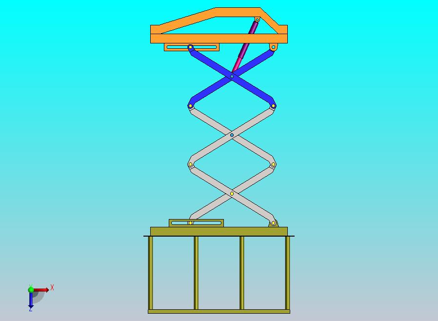 多级剪刀液压升降平台