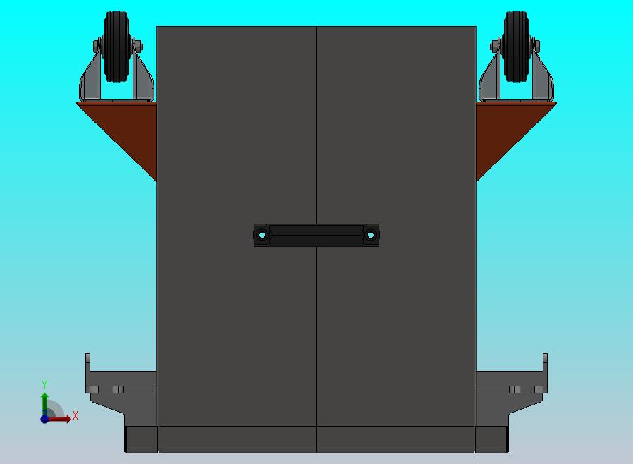 垃圾箱小车模型