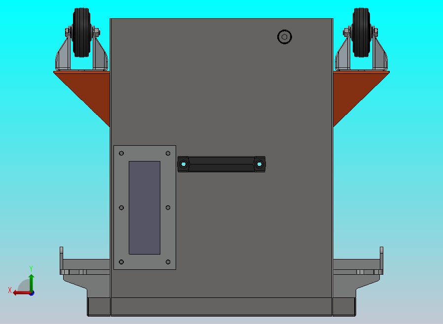 垃圾箱小车模型