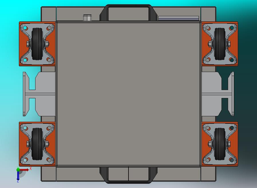 垃圾箱小车模型
