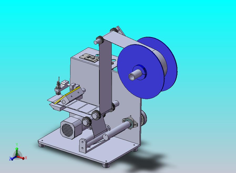 贴标签设备模型