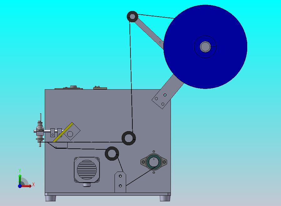 贴标签设备模型
