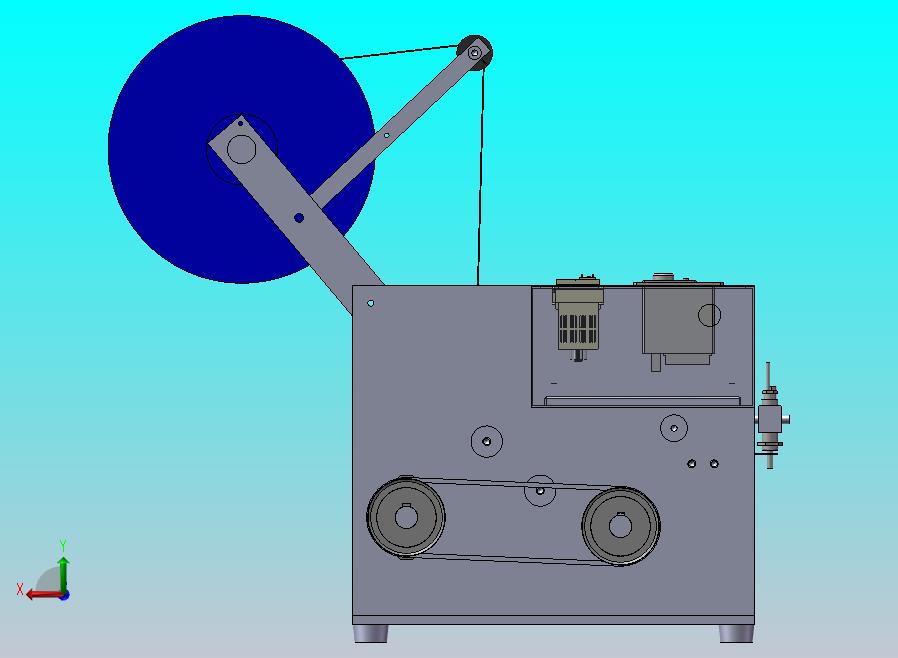 贴标签设备模型