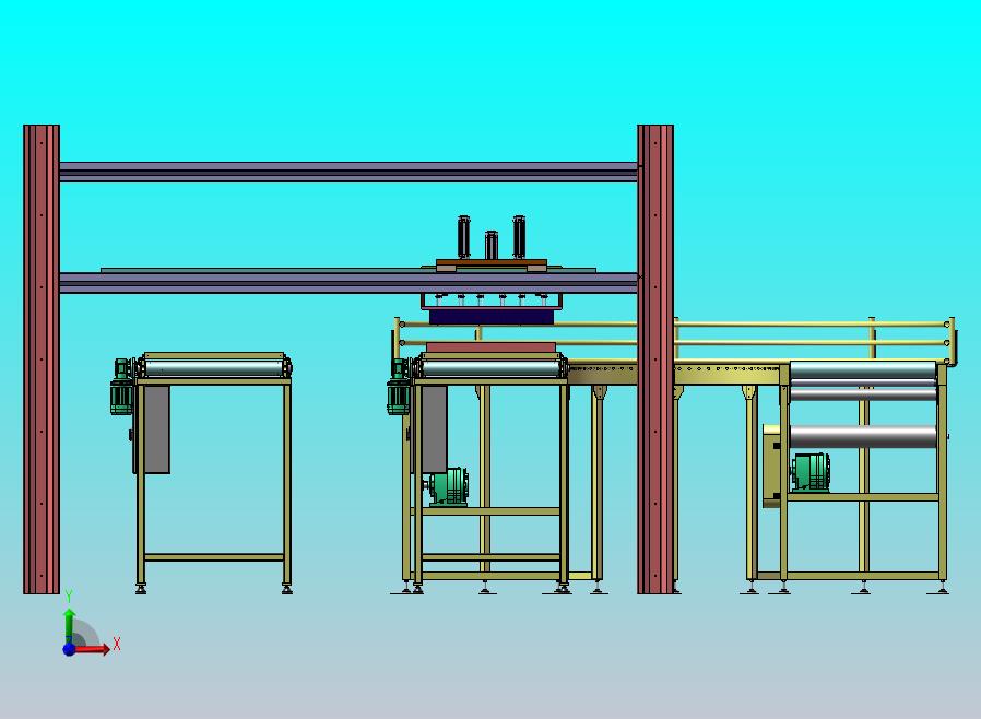 食品输送机模型