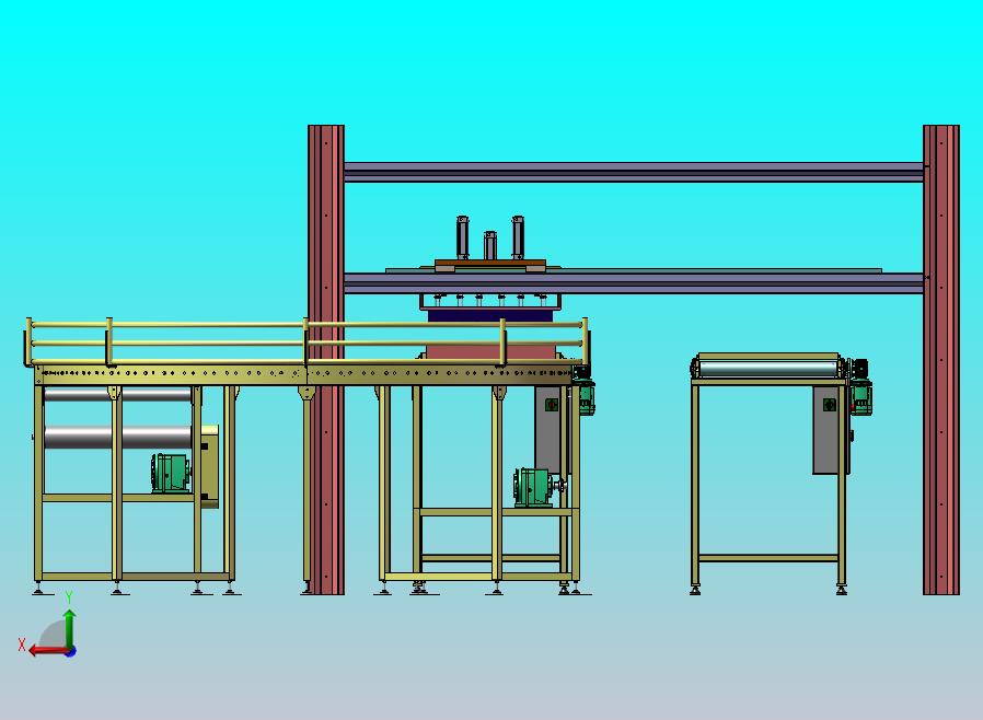 食品输送机模型