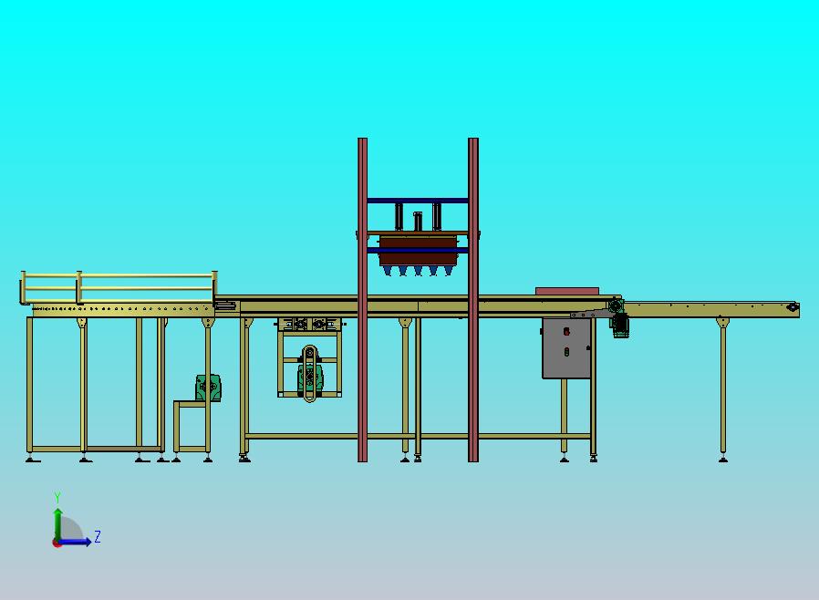 食品输送机模型