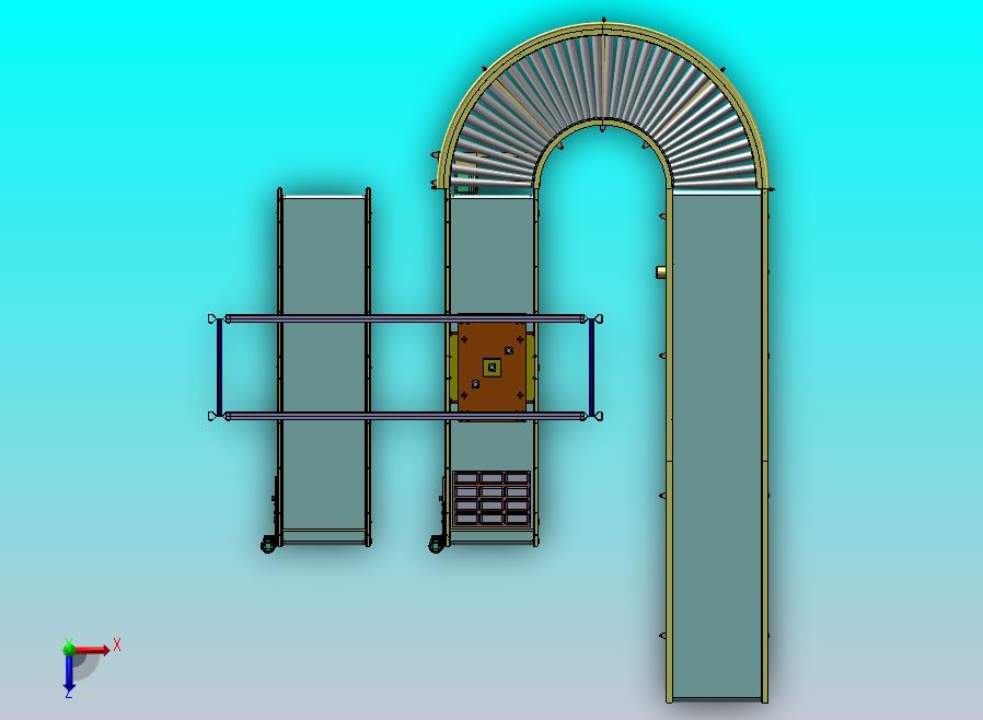 食品输送机模型