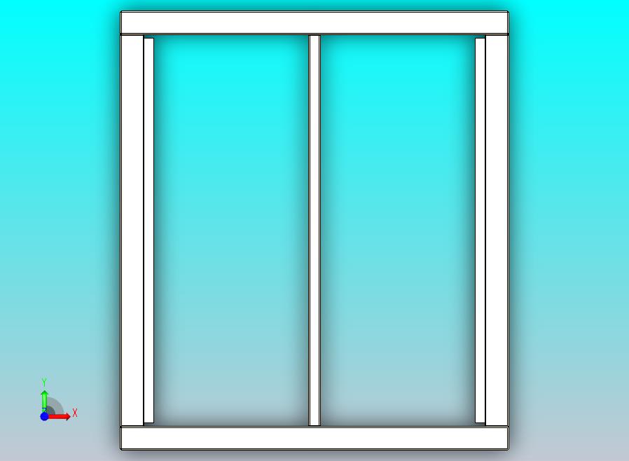 简单的木床 - 180 × 200 厘米