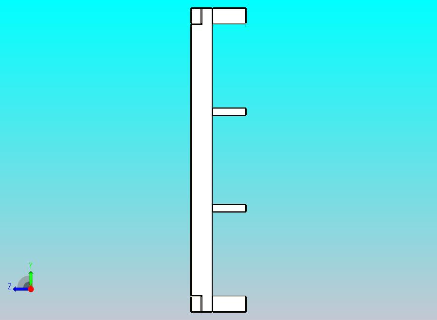 简单的木床 - 180 × 200 厘米