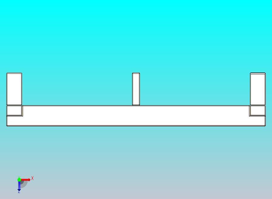 简单的木床 - 180 × 200 厘米