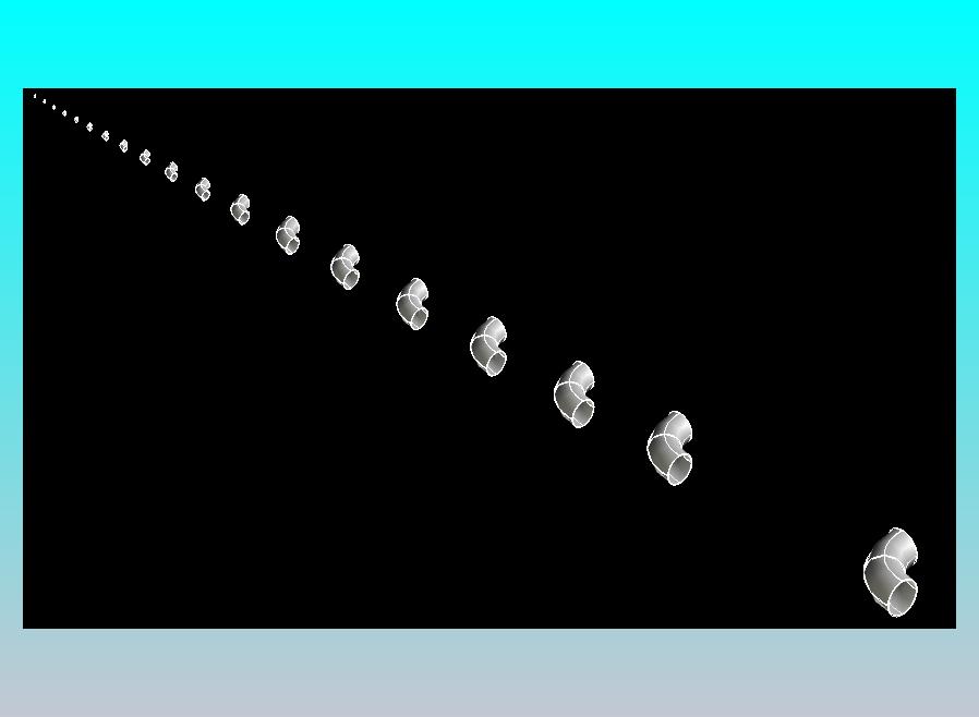 90° 弯头 - 长半径 LR