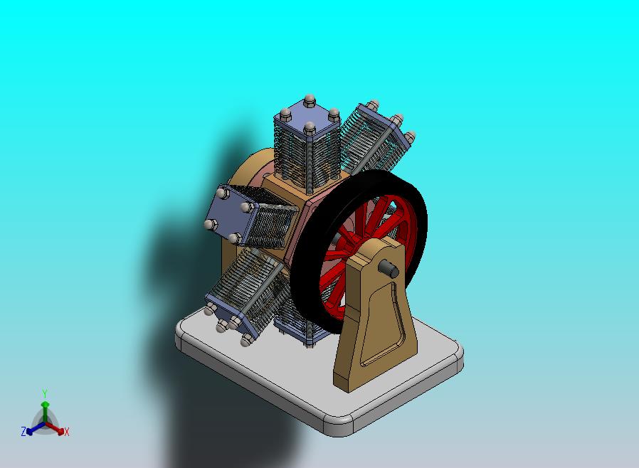 六缸星形发动机