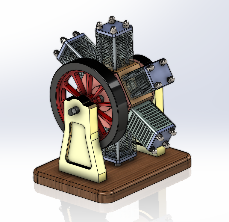 六缸星形发动机