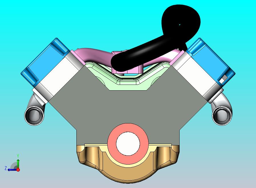 V6汽车发动机总成