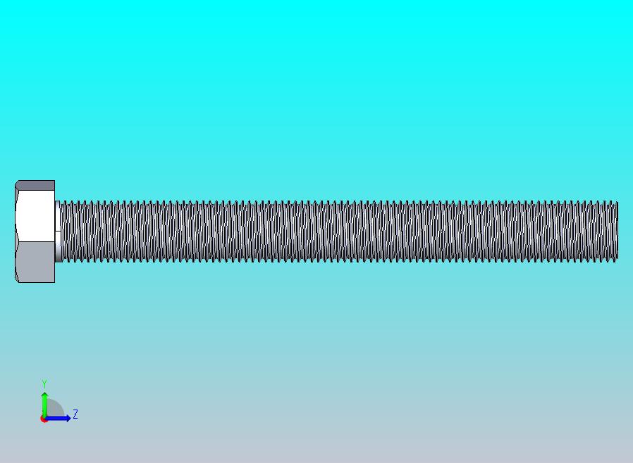 M33 六角头螺栓 DIN933