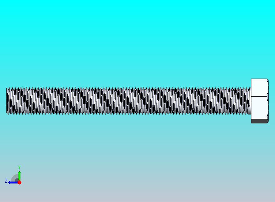 M33 六角头螺栓 DIN933