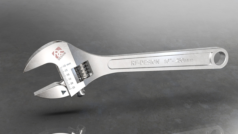 可调扳手250毫米