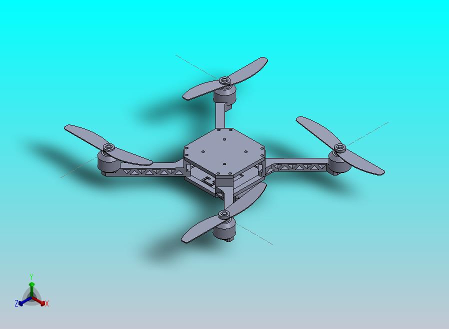 无人机所有部件与组装