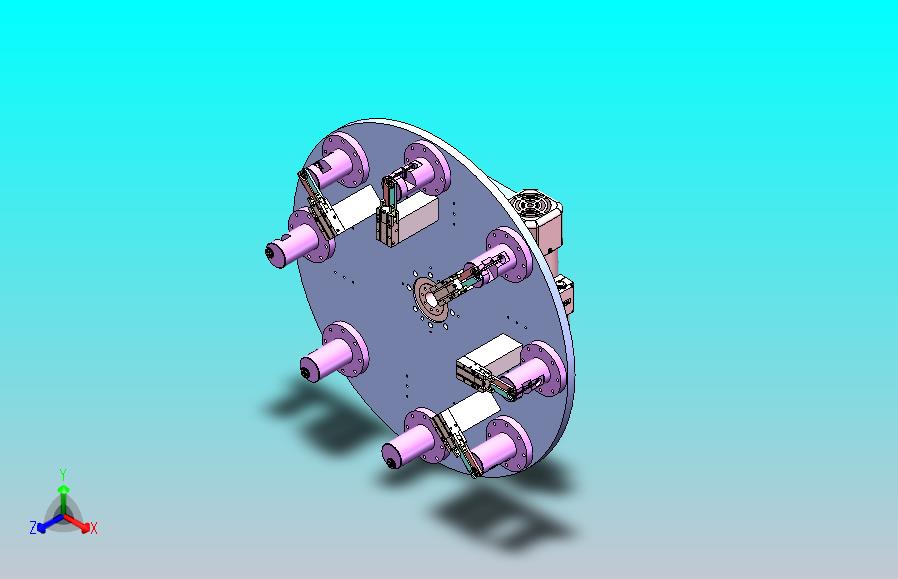 8工位凸轮分割器转盘机构