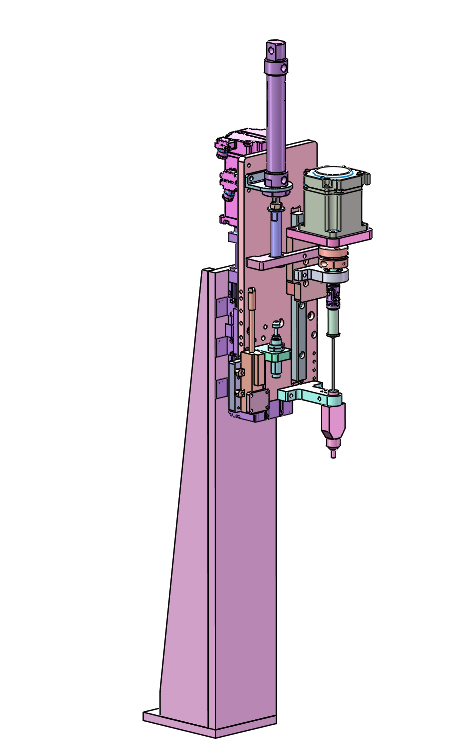 伺服电批锁附打螺丝机构