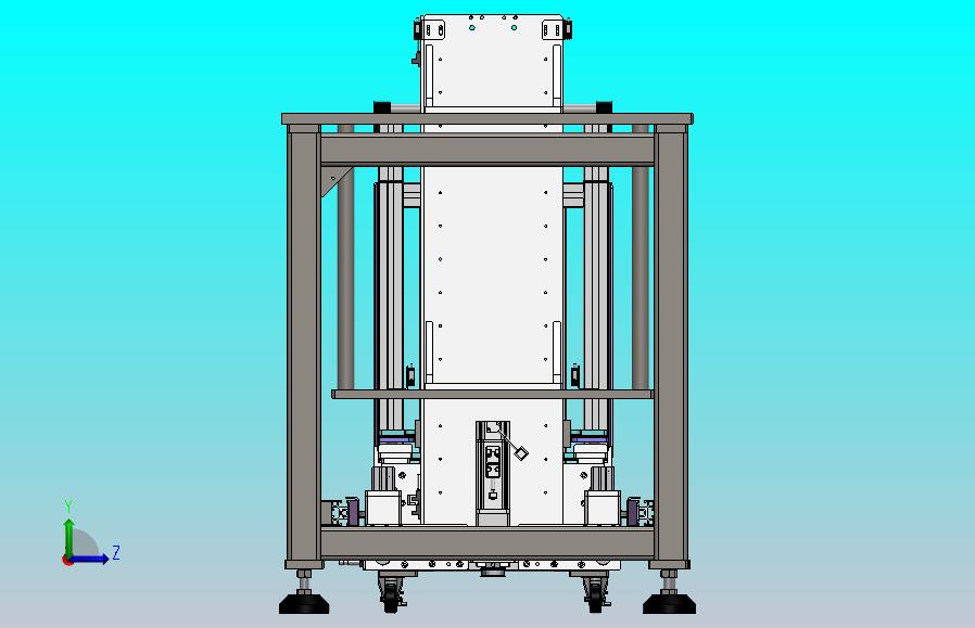 物料小车的步进顶升机构