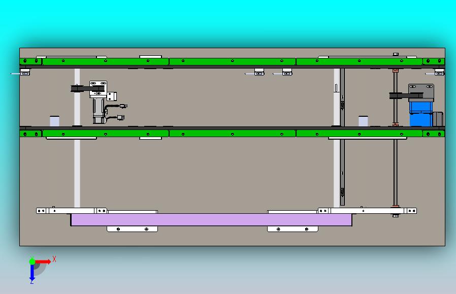 自动调宽的双列皮带输送机