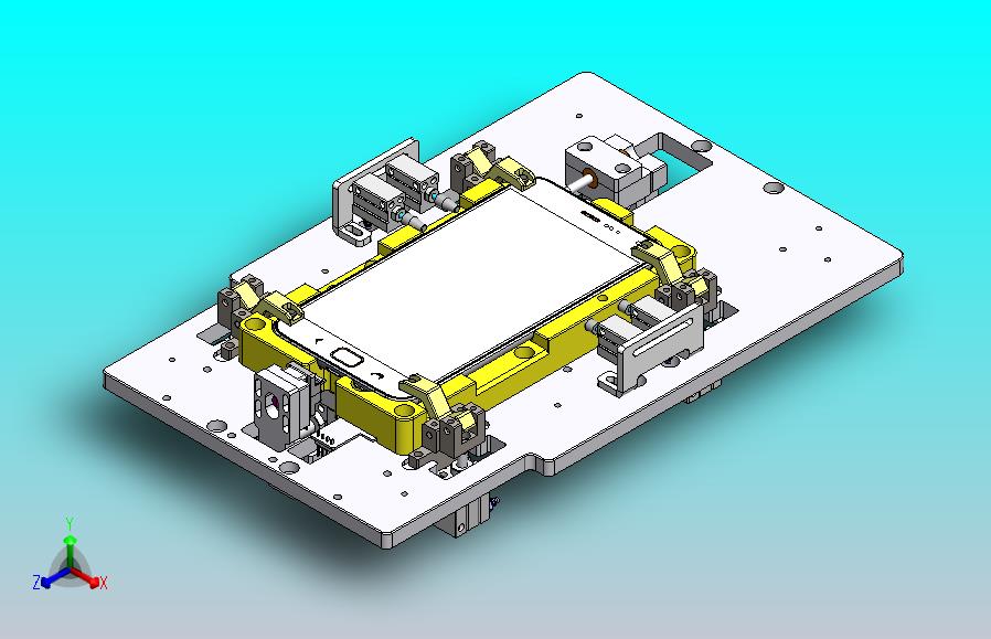 手机的定位与检测组件